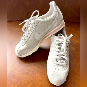 Nike Cortez Sand and Pink shoes 7.5